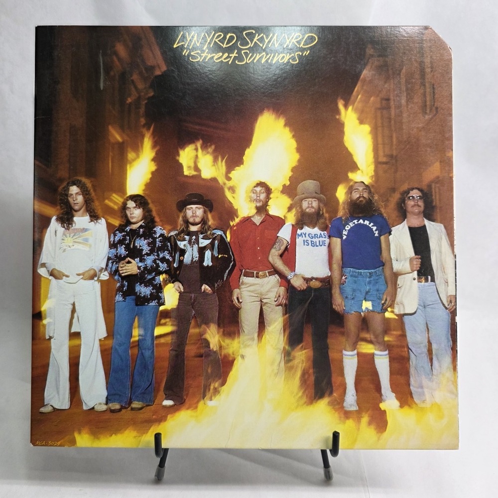 LYNYRD SKYNYRD Survivors MCA LP Flames Gatefold Tour‎ Inserts SAMPLE 1977 Album
